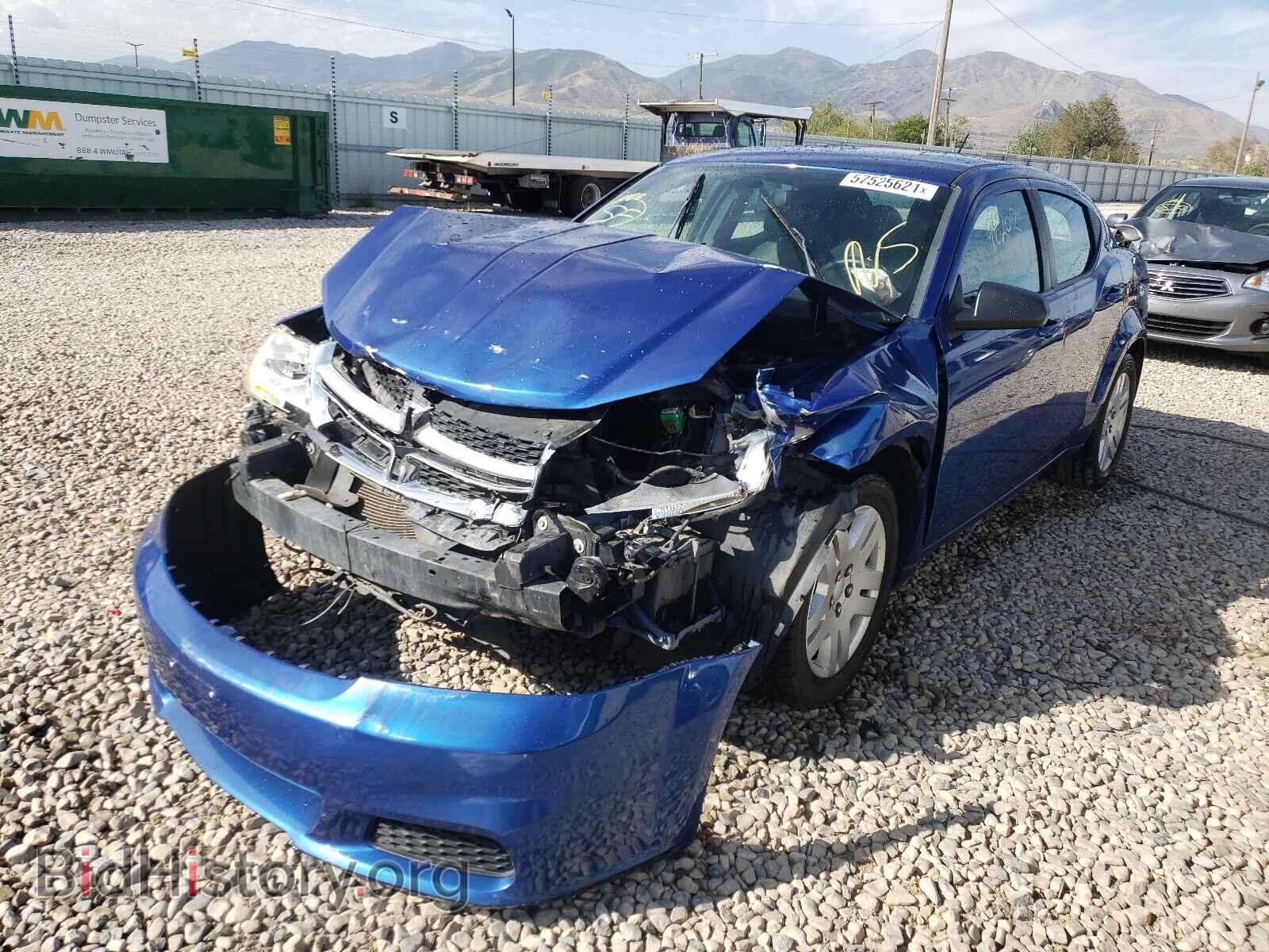 2014 DODGE AVENGER - VIN: 1C3CDZAB5EN147323 - Фото 2