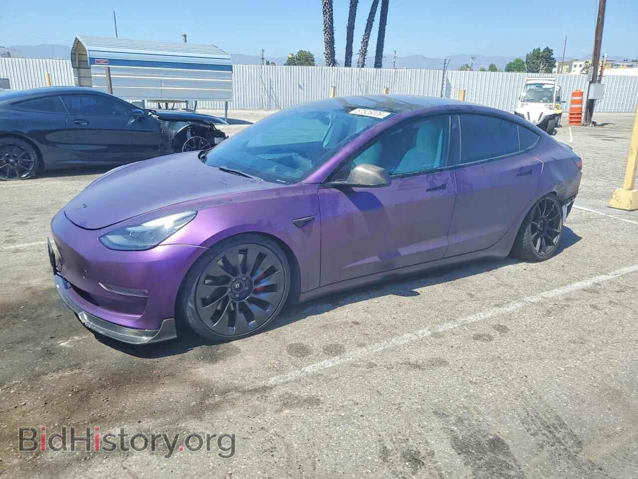 Photo 5YJ3E1EC1NF275179 - TESLA MODEL 3 2022