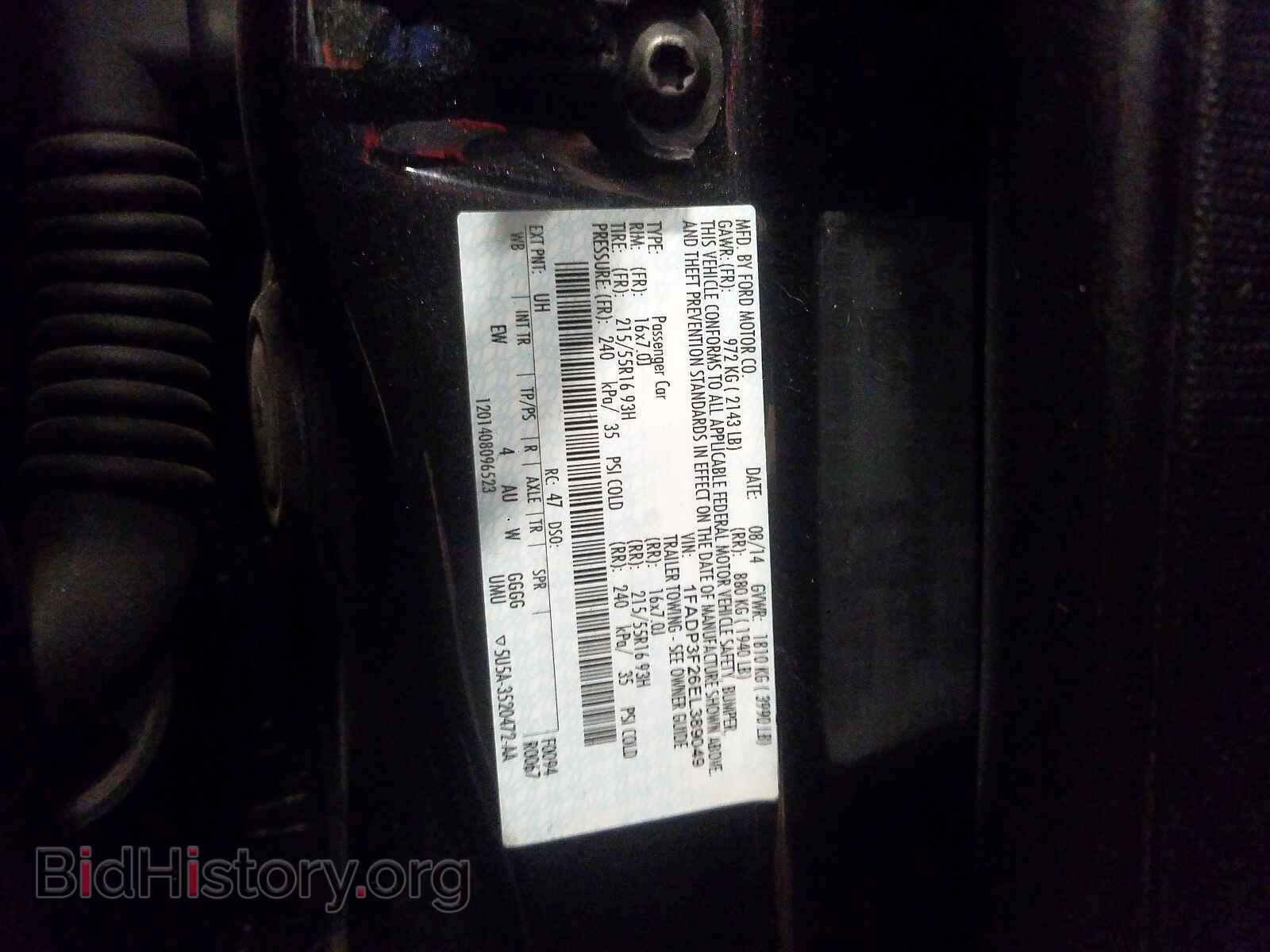 2014 FORD FOCUS SE - VIN: 1FADP3F26EL389049 - Фото 10