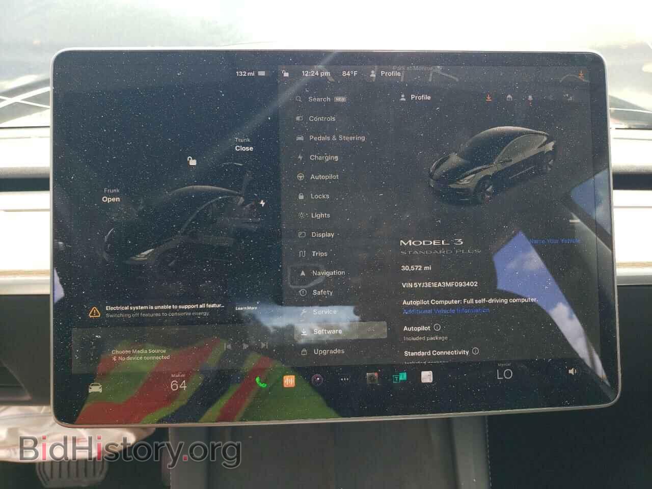 2021 TESLA MODEL 3 - VIN: 5YJ3E1EA3MF093402 - Фото 9