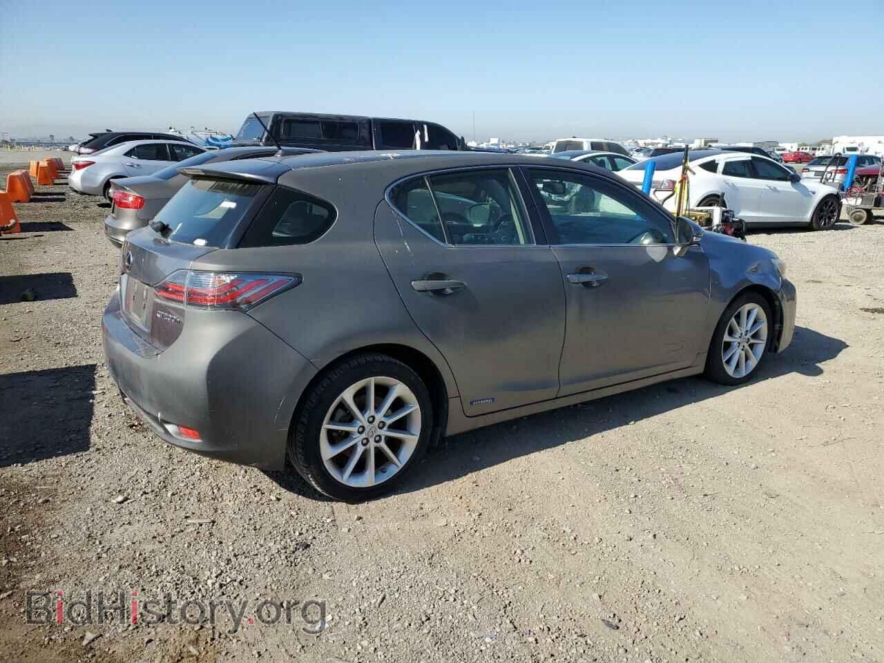 2012 LEXUS CT 200 - VIN: JTHKD5BH0C2090464 - Фото 3