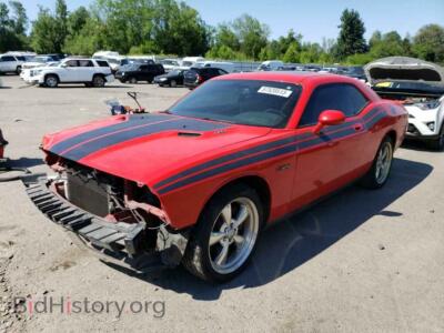 2010 Dodge CHALLENGER, red — VIN 2B3CJ5DTXAH110533, Copart