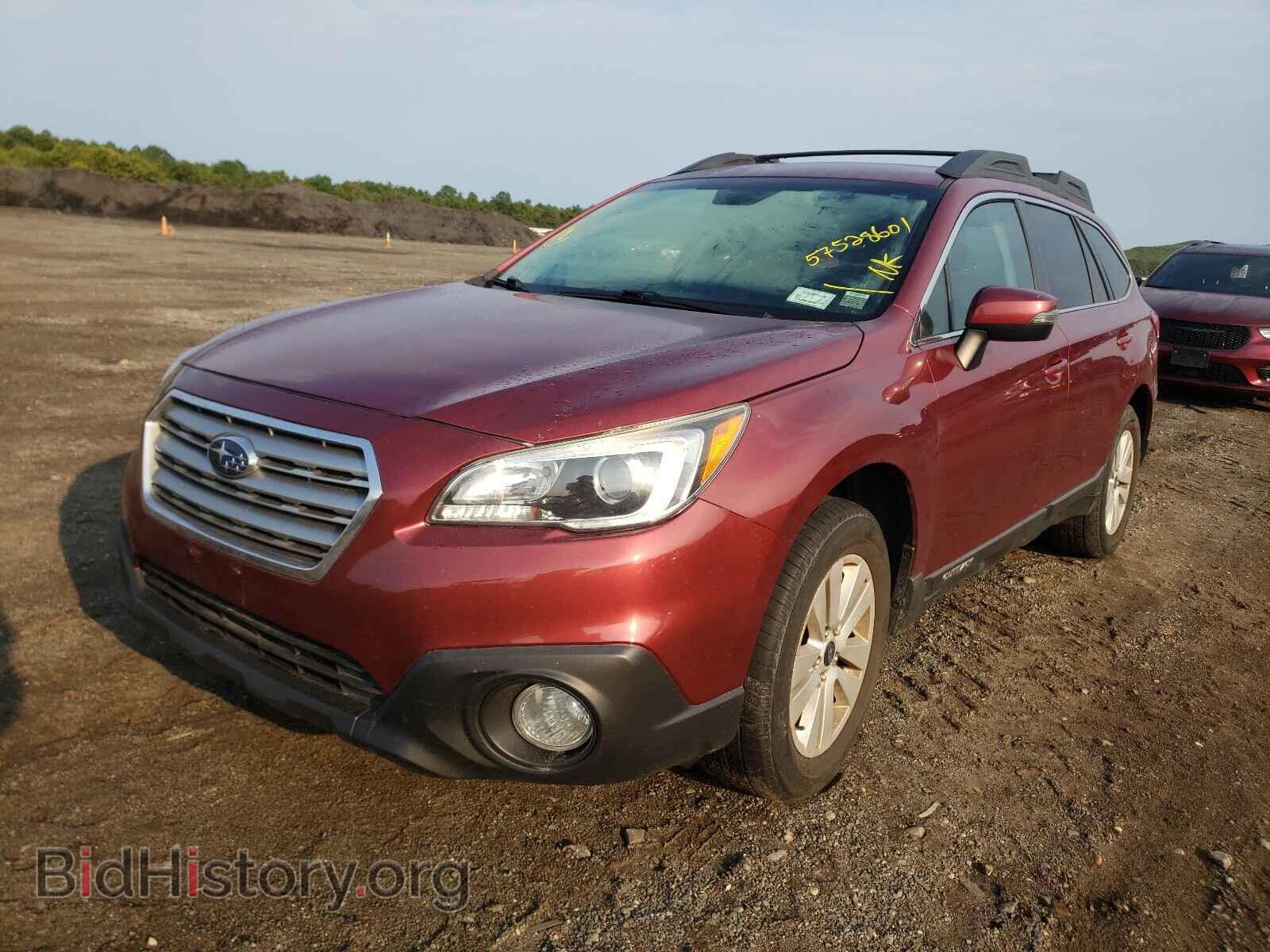 2015 SUBARU OUTBACK - VIN: 4S4BSAFCXF3257678 - Фото 2
