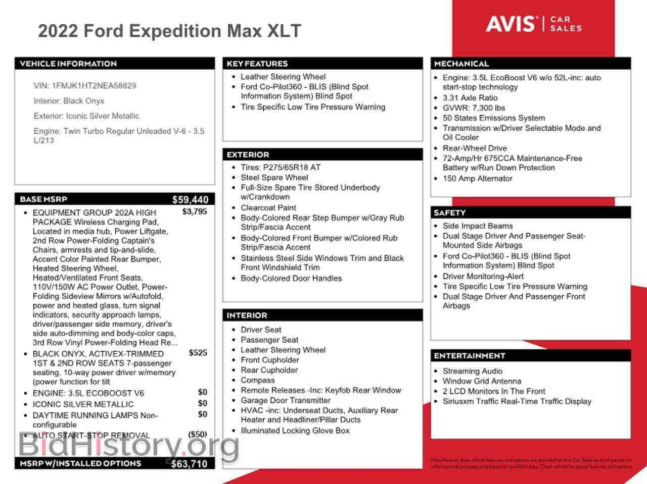2022 FORD EXPEDITION - VIN: 1FMJK1HT2NEA58829 - Фото 13