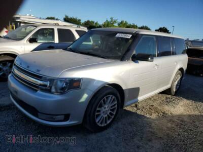 2013 Ford FLEX SEL, silver — VIN 2FMHK6C83DBD08734, Copart