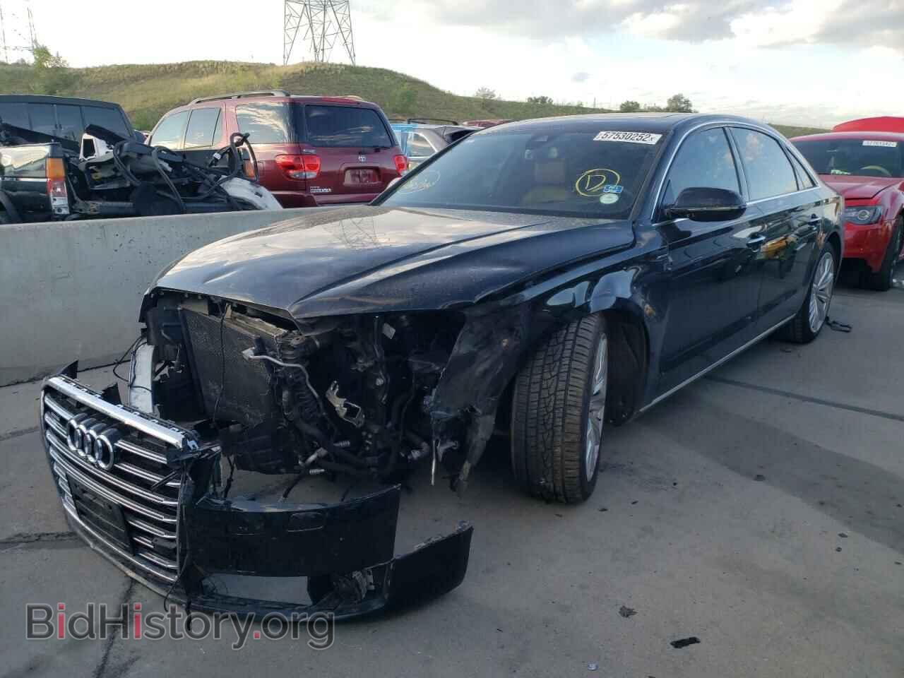 2016 AUDI A8 - VIN: WAU34AFD8GN005393 - Фото 2