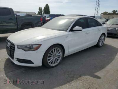 2012 Audi A6, white — VIN WAUBGAFC0CN024508, Copart