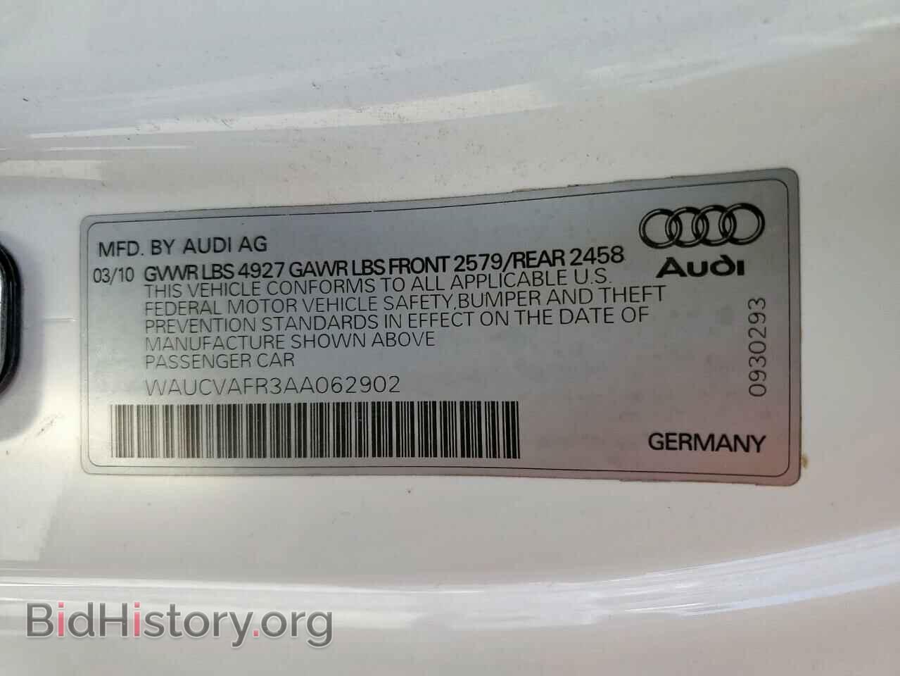 2010 AUDI S5/RS5 - VIN: WAUCVAFR3AA062902 - Photo 12