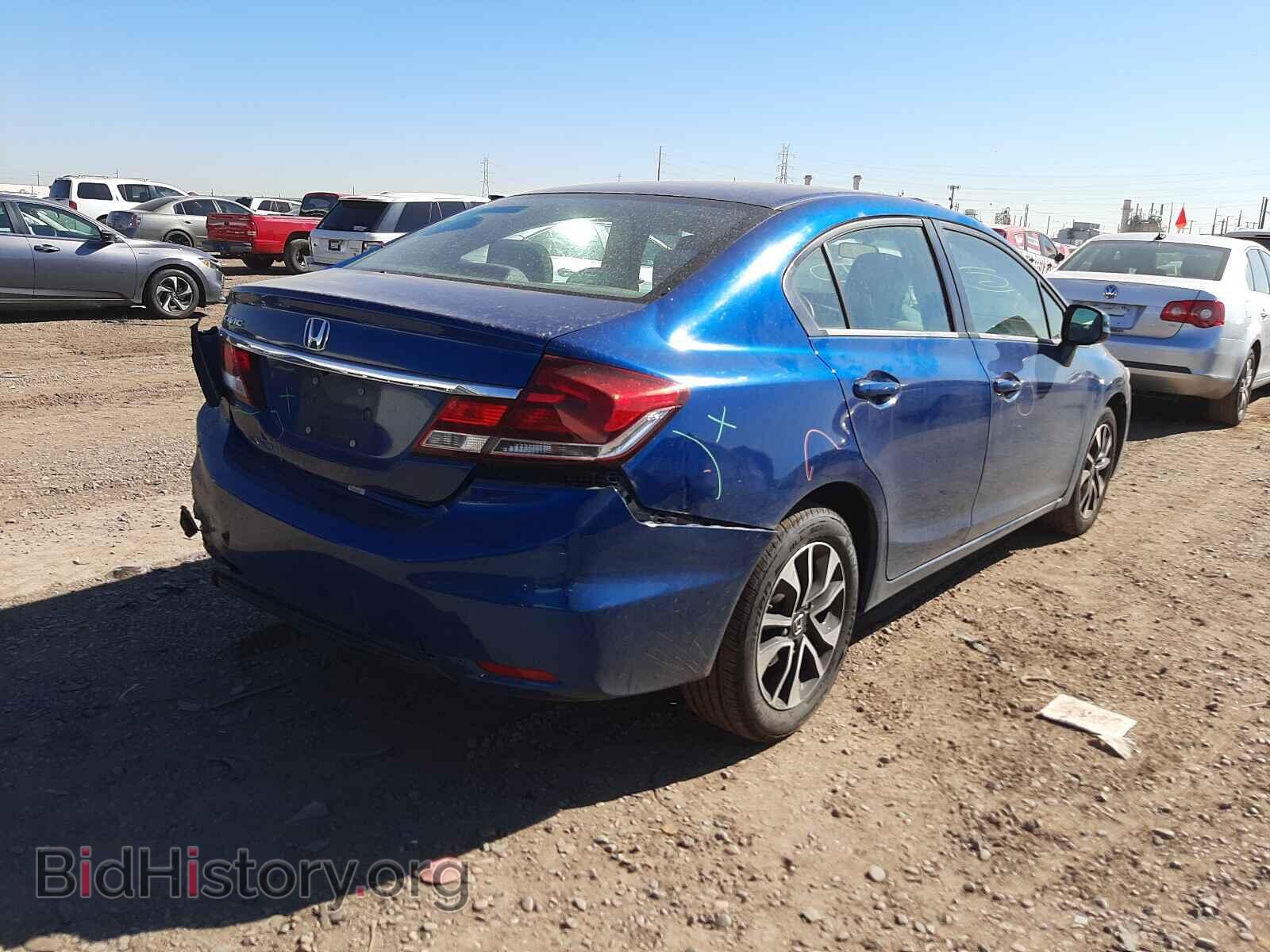 2013 HONDA CIVIC - VIN: 19XFB2F80DE054540 - Фото 4