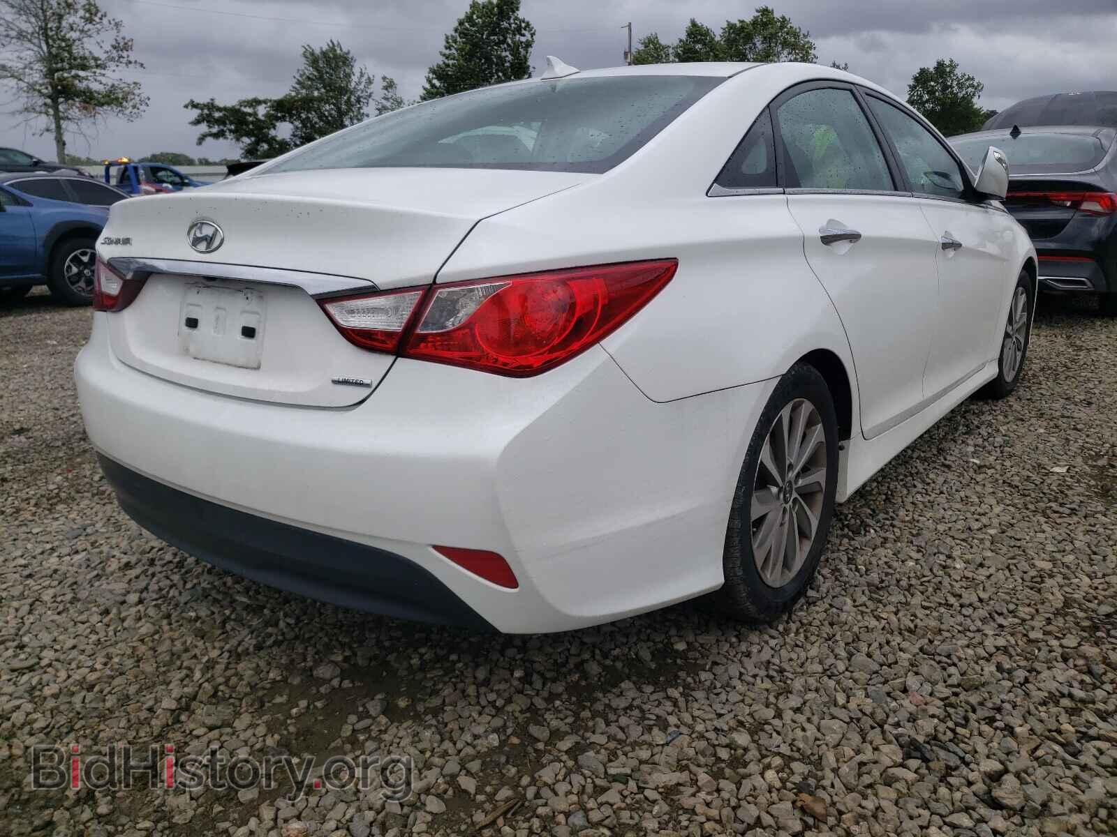 2014 HYUNDAI SONATA - VIN: 5NPEC4AC3EH888184 - Фото 4
