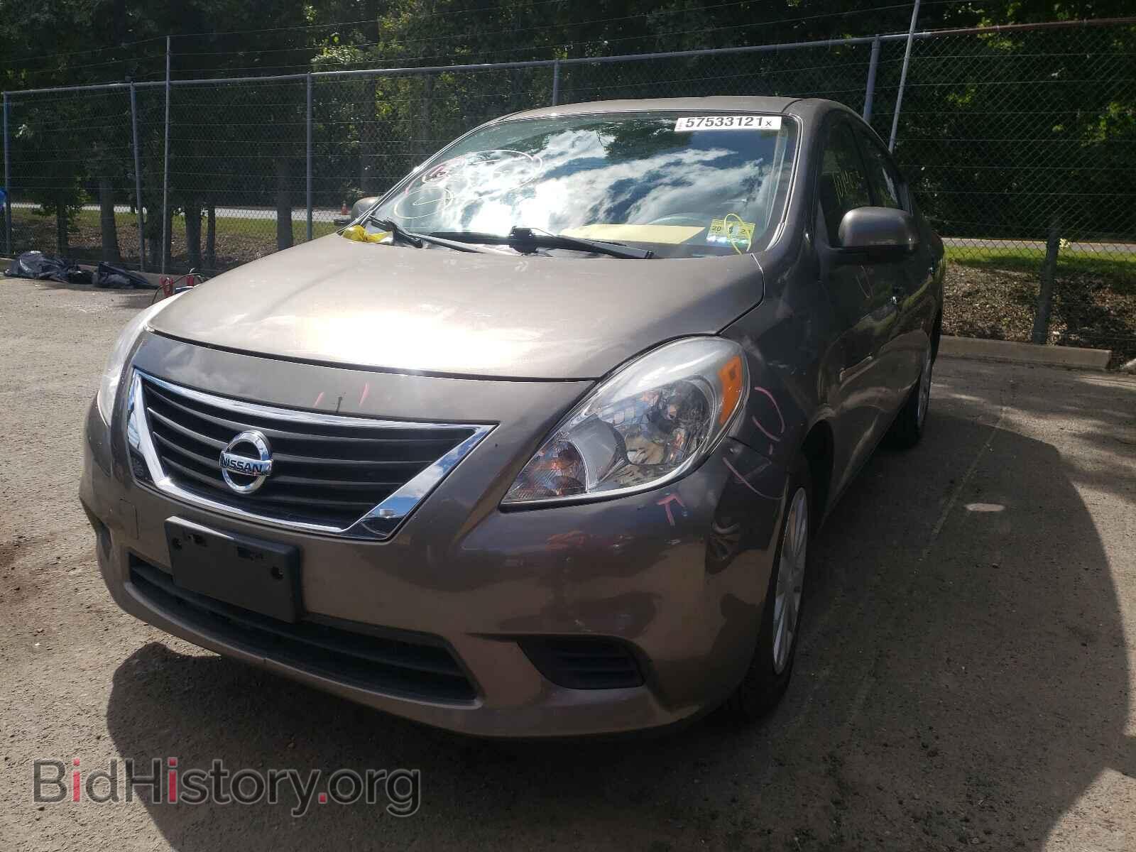 2014 NISSAN VERSA - VIN: 3N1CN7AP4EL869099 - Фото 2