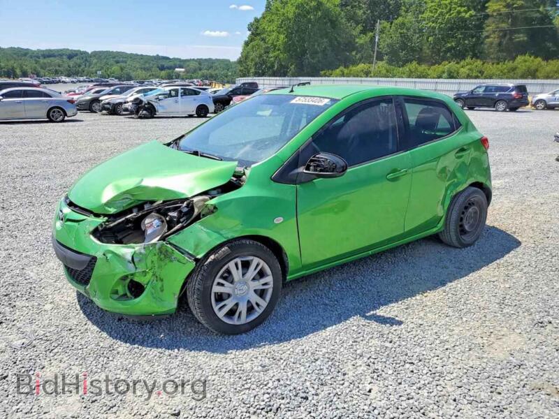 2012 Mazda 2 (VIN JM1DE1KY2C0151454) — фото 1 из 14, Copart, повреждение: передняя часть