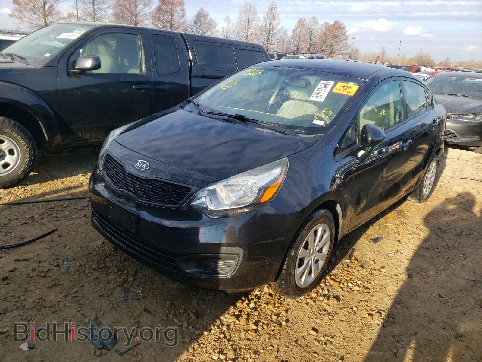 2013 KIA RIO - VIN: KNADM4A34D6128182 - Фото 2