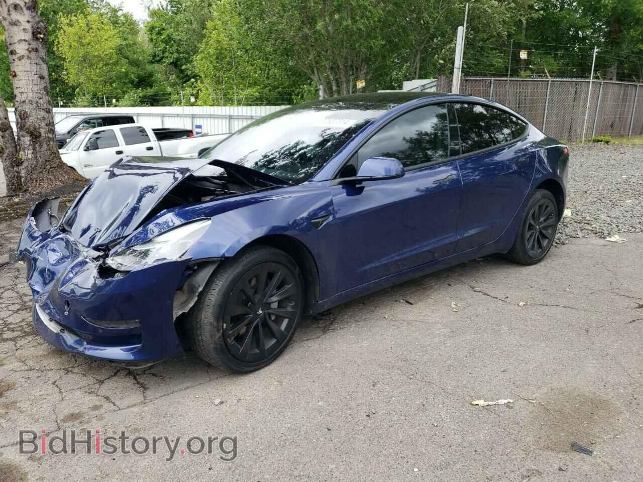 Photo 5YJ3E1EB8NF343193 - TESLA MODEL 3 2022