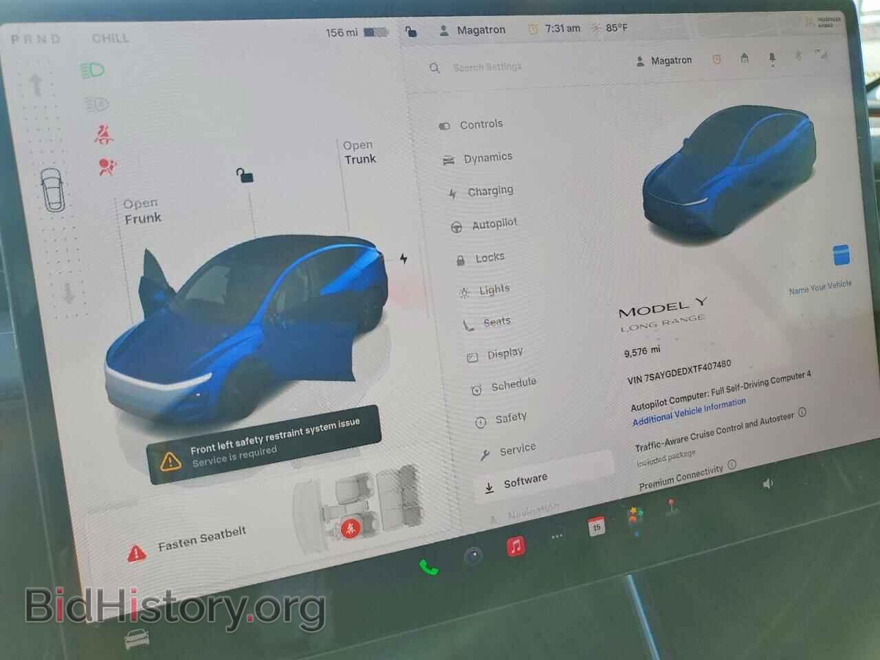 2026 TESLA MODEL Y - VIN: 7SAYGDEDXTF407480 - Фото 9