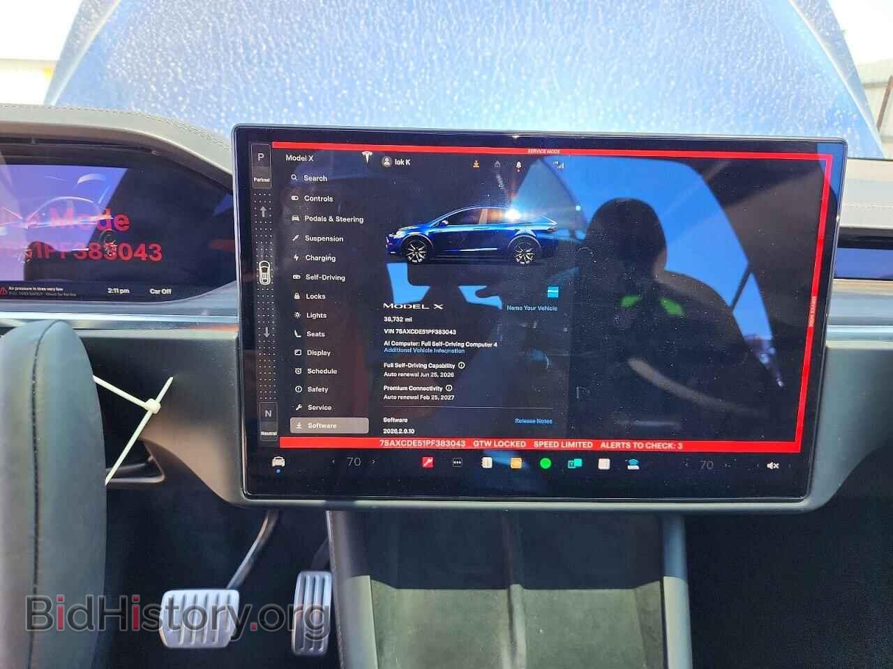2023 TESLA MODEL X - VIN: 7SAXCDE51PF383043 - Photo 9