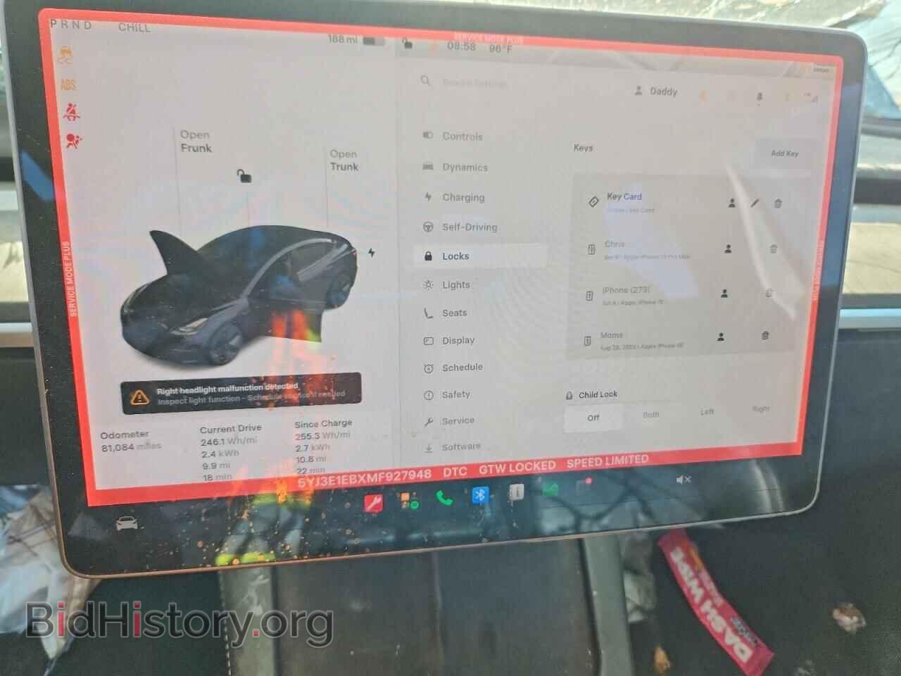 2021 TESLA MODEL 3 - VIN: 5YJ3E1EBXMF927948 - Фото 9