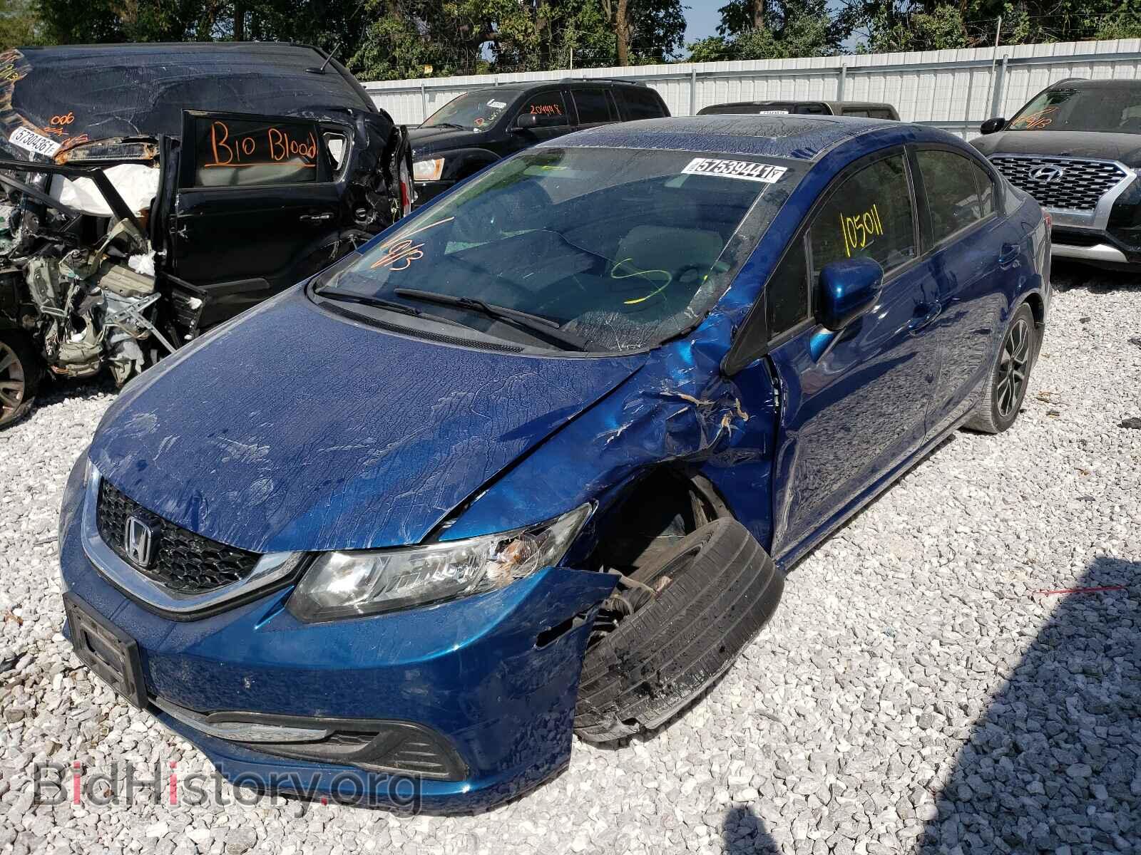 2014 HONDA CIVIC - VIN: 19XFB2F8XEE058497 - Фото 2