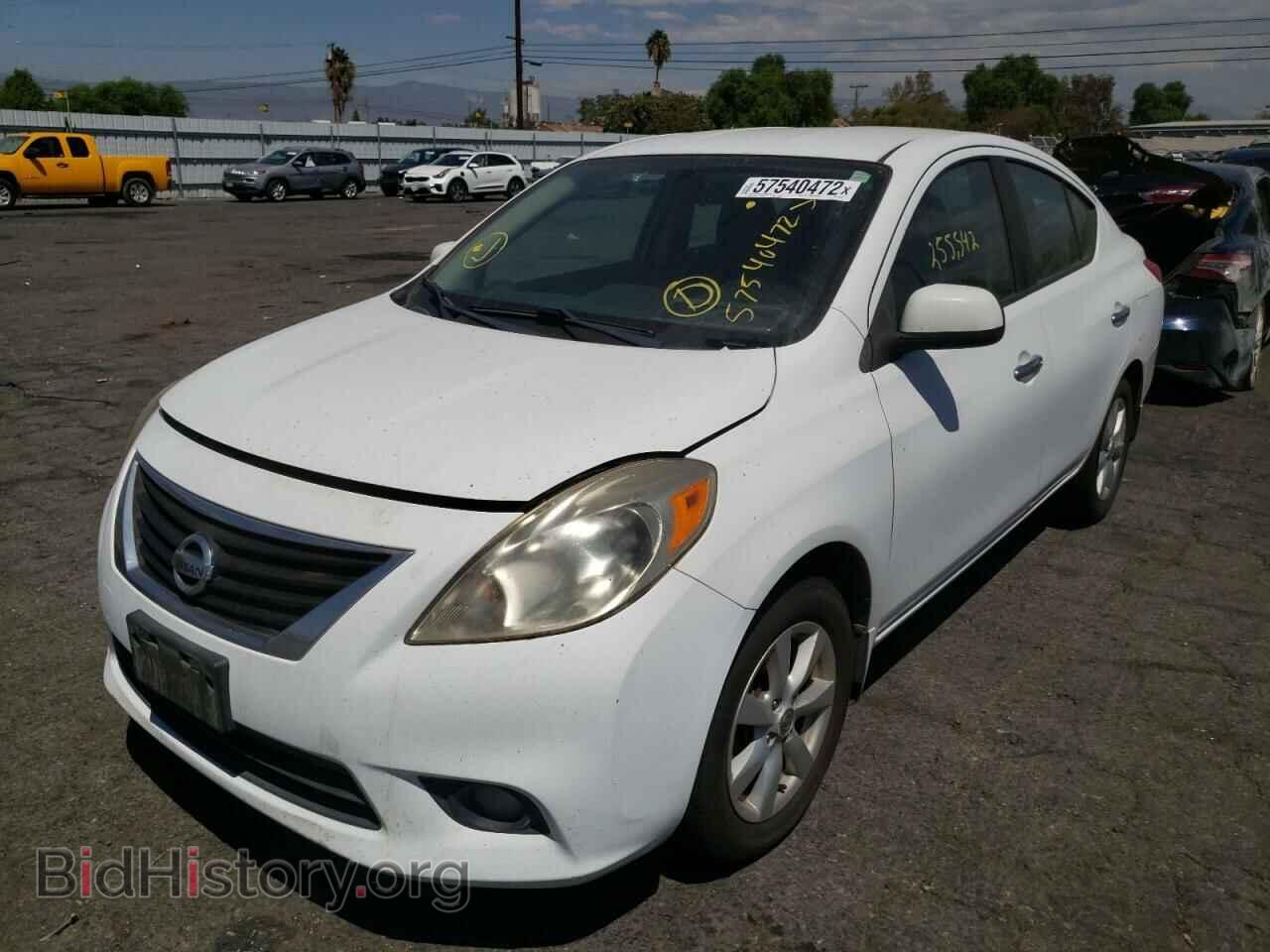 2012 NISSAN VERSA - VIN: 3N1CN7AP1CL836414 - Фото 2