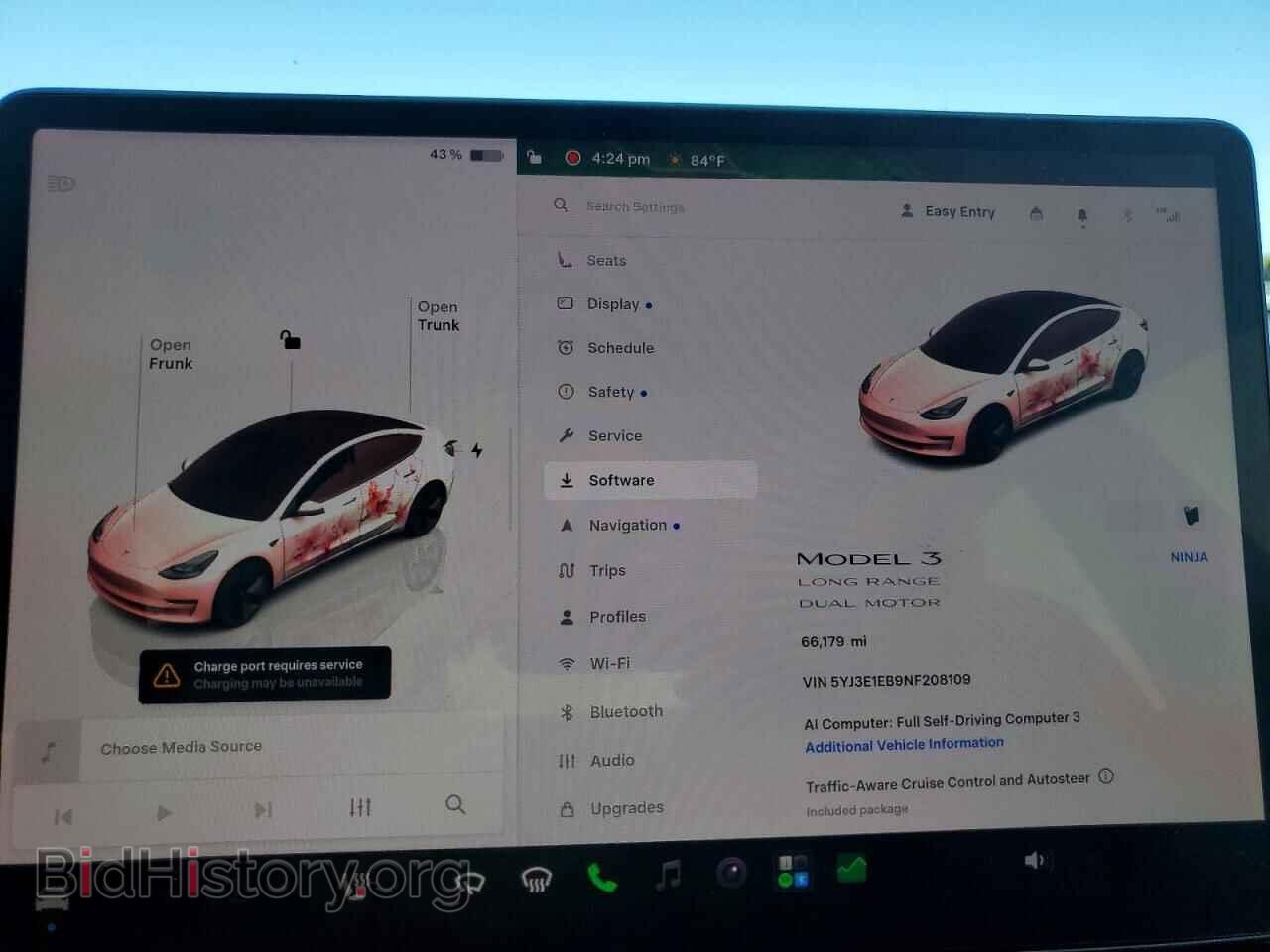2022 TESLA MODEL 3 - VIN: 5YJ3E1EB9NF208109 - Photo 9