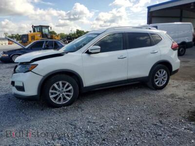 2018 Nissan ROGUE SV, белый — VIN KNMAT2MT0JP589717, Copart