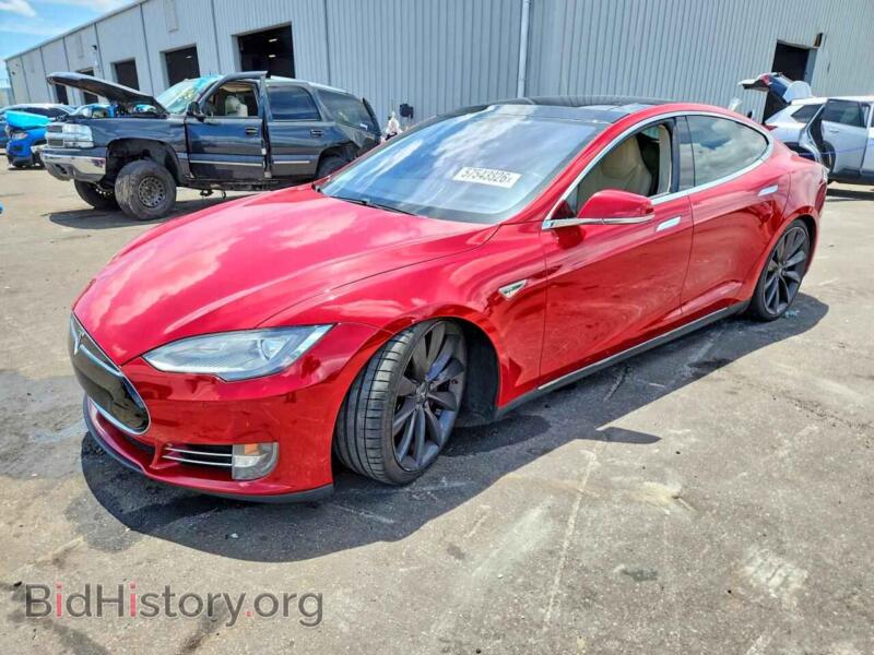 2013 Tesla MODEL S (VIN 5YJSA1DPXDFP26149) — фото 1 из 12, Copart, повреждение: передняя часть