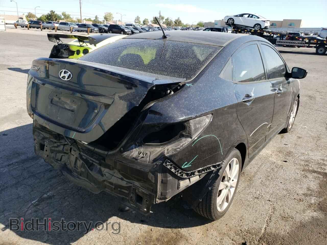 2014 HYUNDAI ACCENT - VIN: KMHCU4AE3EU767310 - Photo 4