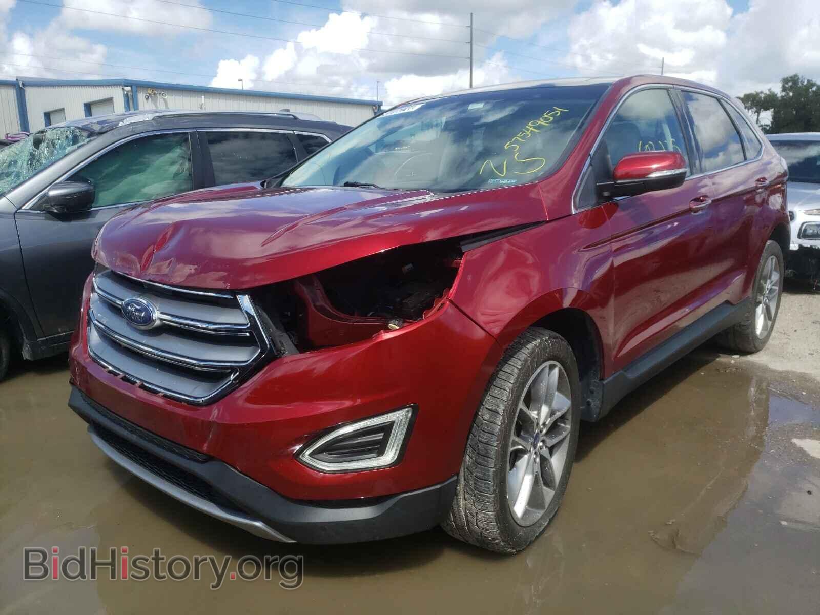 2017 FORD EDGE - VIN: 2FMPK3K82HBB08512 - Фото 2