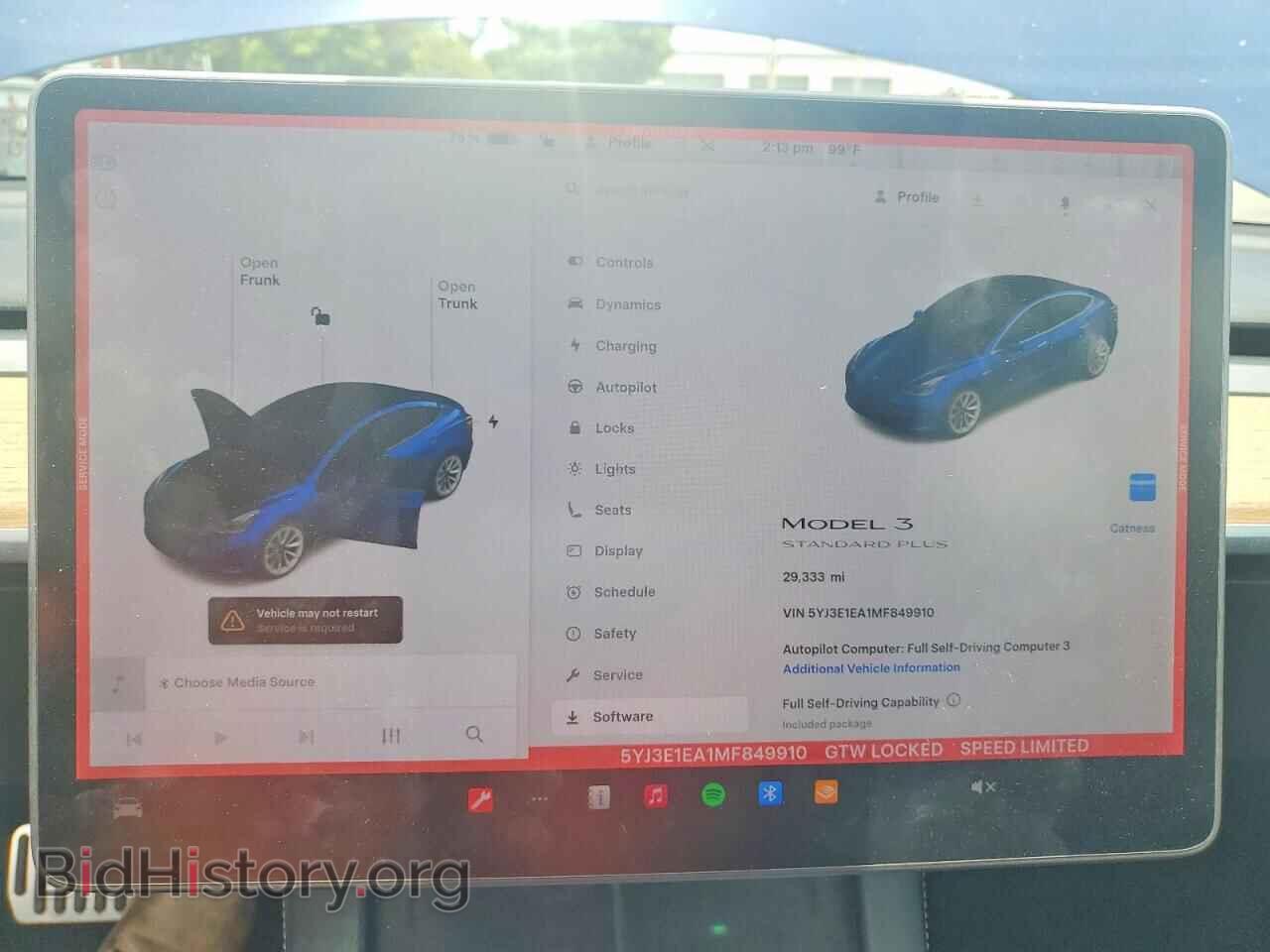 2021 TESLA MODEL 3 - VIN: 5YJ3E1EA1MF849910 - Photo 9