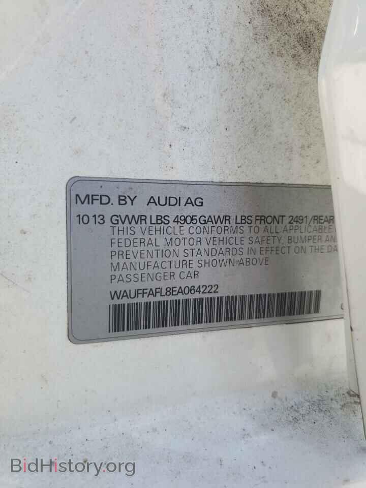 2014 AUDI A4 - VIN: WAUFFAFL8EA064222 - Photo 10