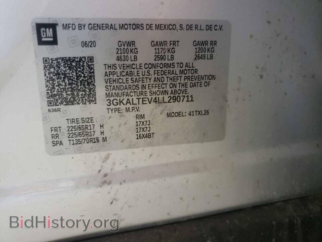 2020 GMC TERRAIN - VIN: 3GKALTEV4LL290711 - Фото 10