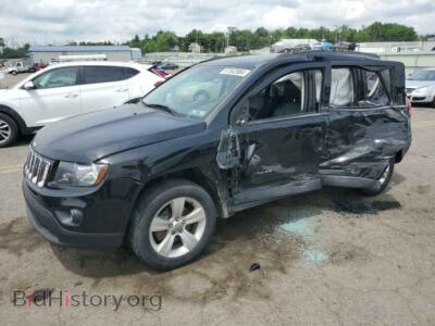 2015 Jeep COMPASS Latitude, черный — VIN 1C4NJDEB2FD162511, Copart