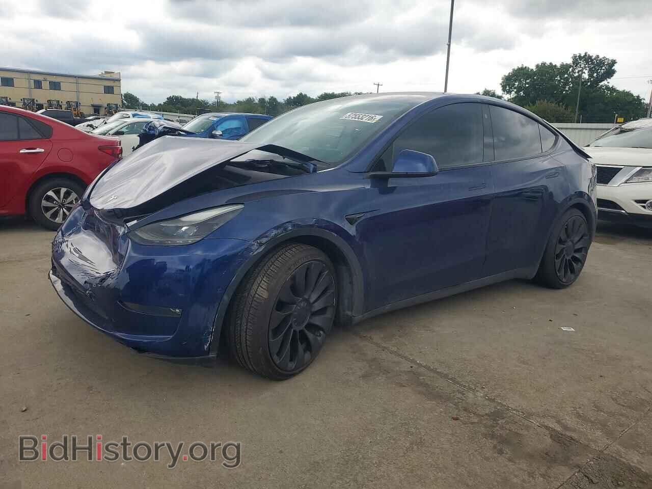 Фотография 7SAYGDEF6NF387975 - TESLA MODEL Y 2022
