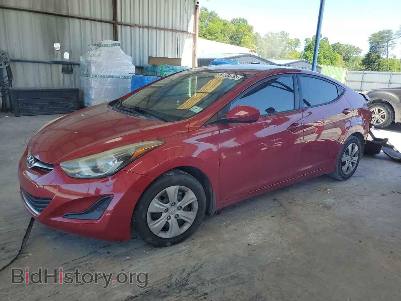 Фотография KMHDH4AEXGU650447 - HYUNDAI ELANTRA 2016