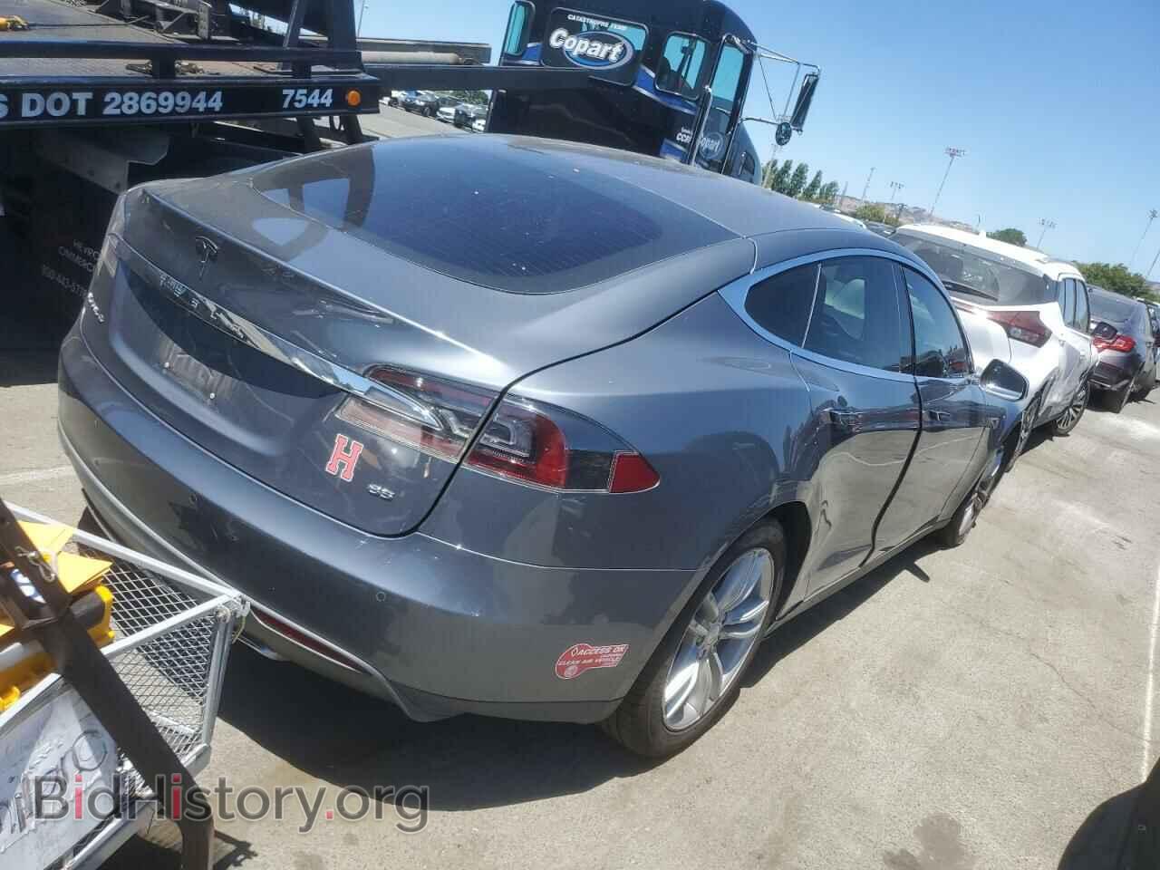 2014 TESLA MODEL S - VIN: 5YJSA1H11EFP36415 - Фото 3