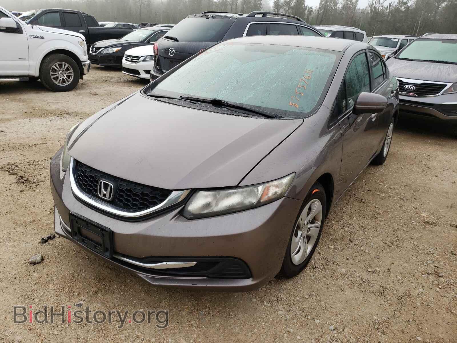 2015 HONDA CIVIC - VIN: 19XFB2F51FE000558 - Фото 2