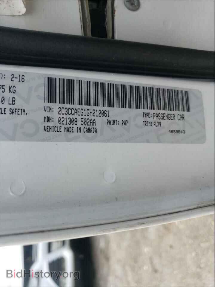 2016 CHRYSLER 300 - VIN: 2C3CCAEG1GH212061 - Фото 10
