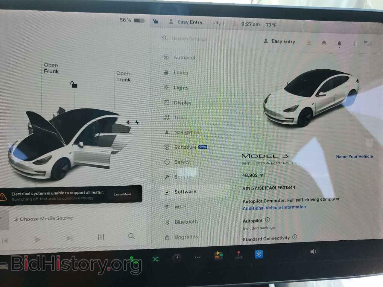 2020 TESLA MODEL 3 - VIN: 5YJ3E1EA0LF631844 - Photo 9
