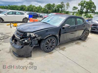 2014 Dodge AVENGER SE, black — VIN 1C3CDZAG4EN104135, Copart