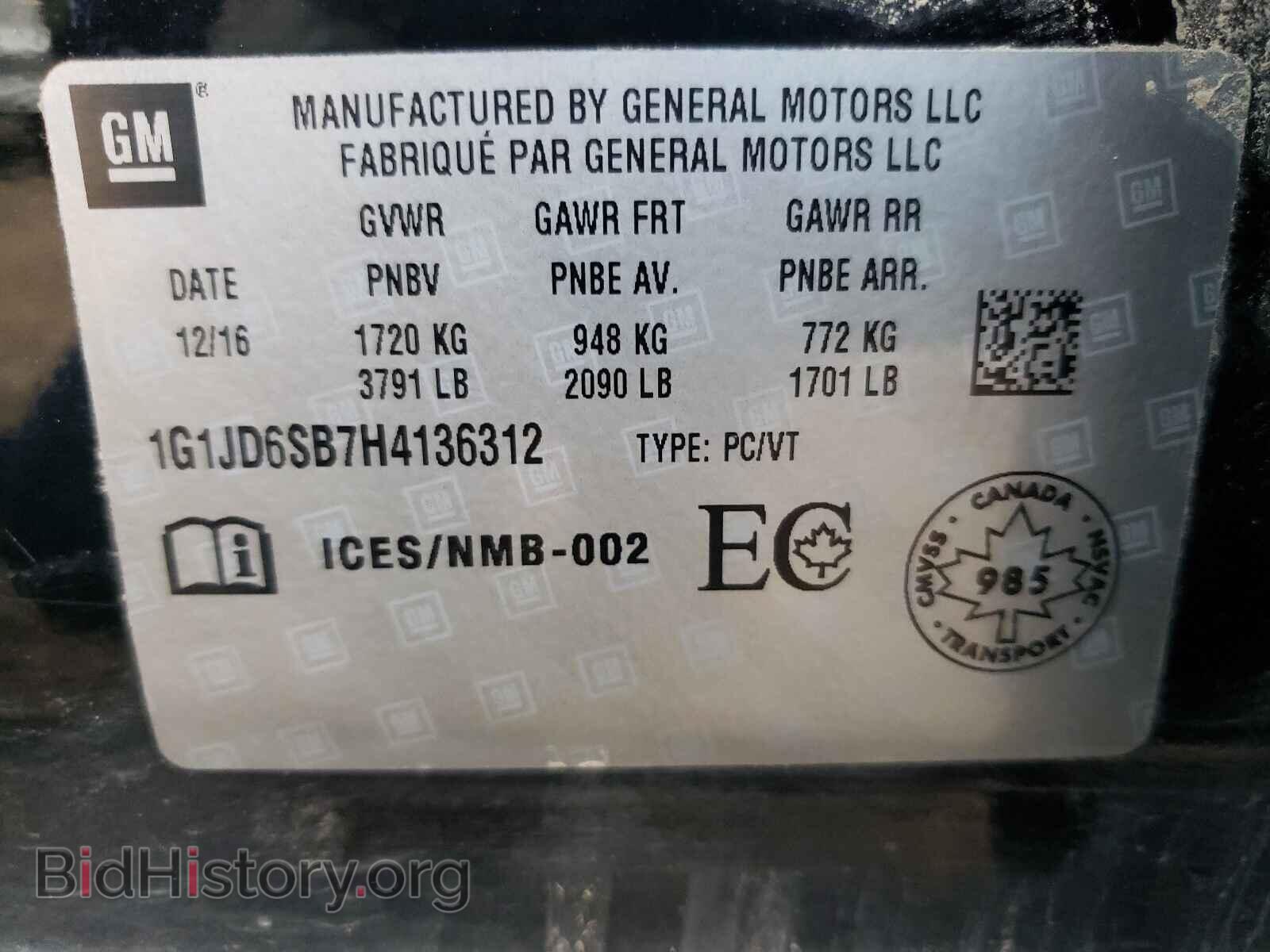 2017 CHEVROLET SONIC - VIN: 1G1JD6SB7H4136312 - Фото 10