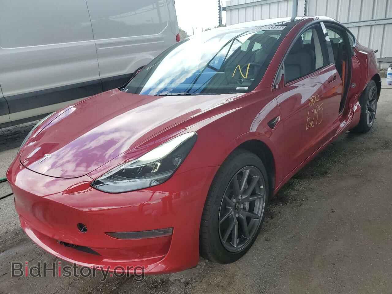 2022 TESLA MODEL 3 - VIN: 5YJ3E1EA0NF186685 - Фото 2