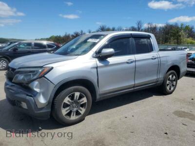 2017 Honda RIDGELINE RTL, silver — VIN 5FPYK3F65HB012868, Copart