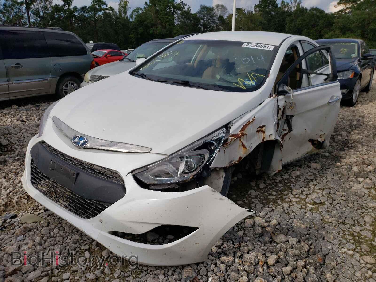 2014 HYUNDAI SONATA - VIN: KMHEC4A41EA112454 - Фото 2