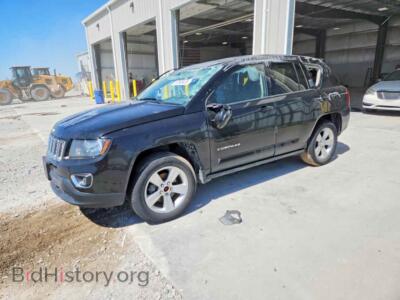 2015 Jeep COMPASS Latitude, черный — VIN 1C4NJDEB2FD304484, Copart