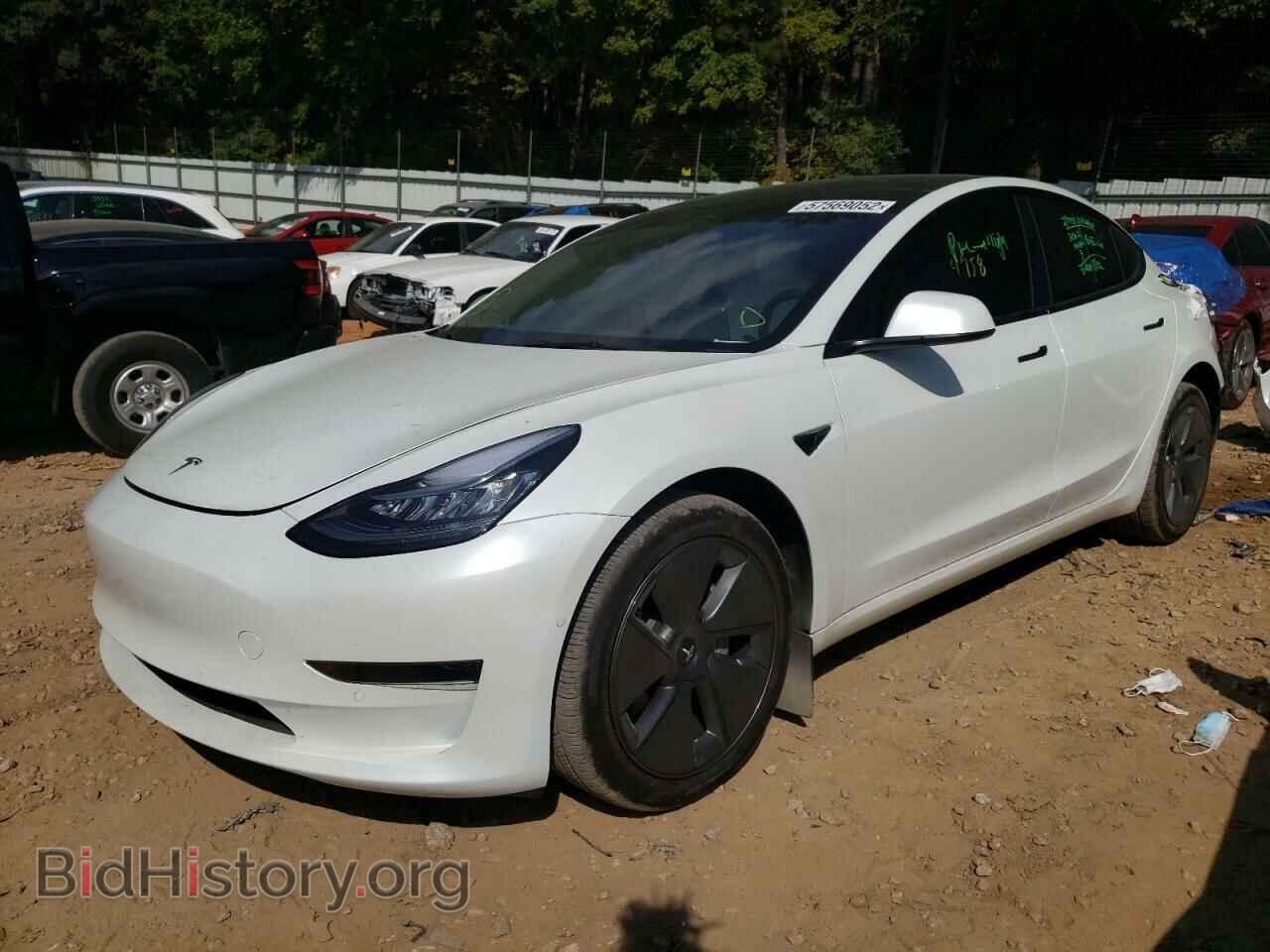 2022 TESLA MODEL 3 - VIN: 5YJ3E1EA3NF244868 - Фото 2