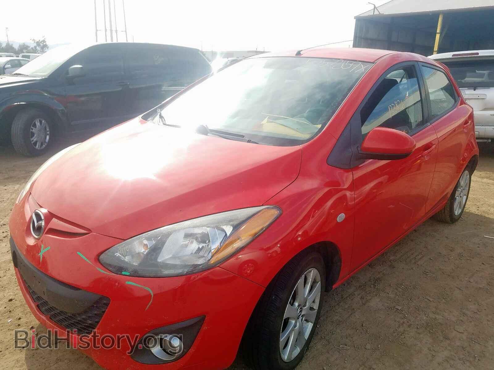 2014 MAZDA 2 - VIN: JM1DE1LZ7E0177705 - Фото 2