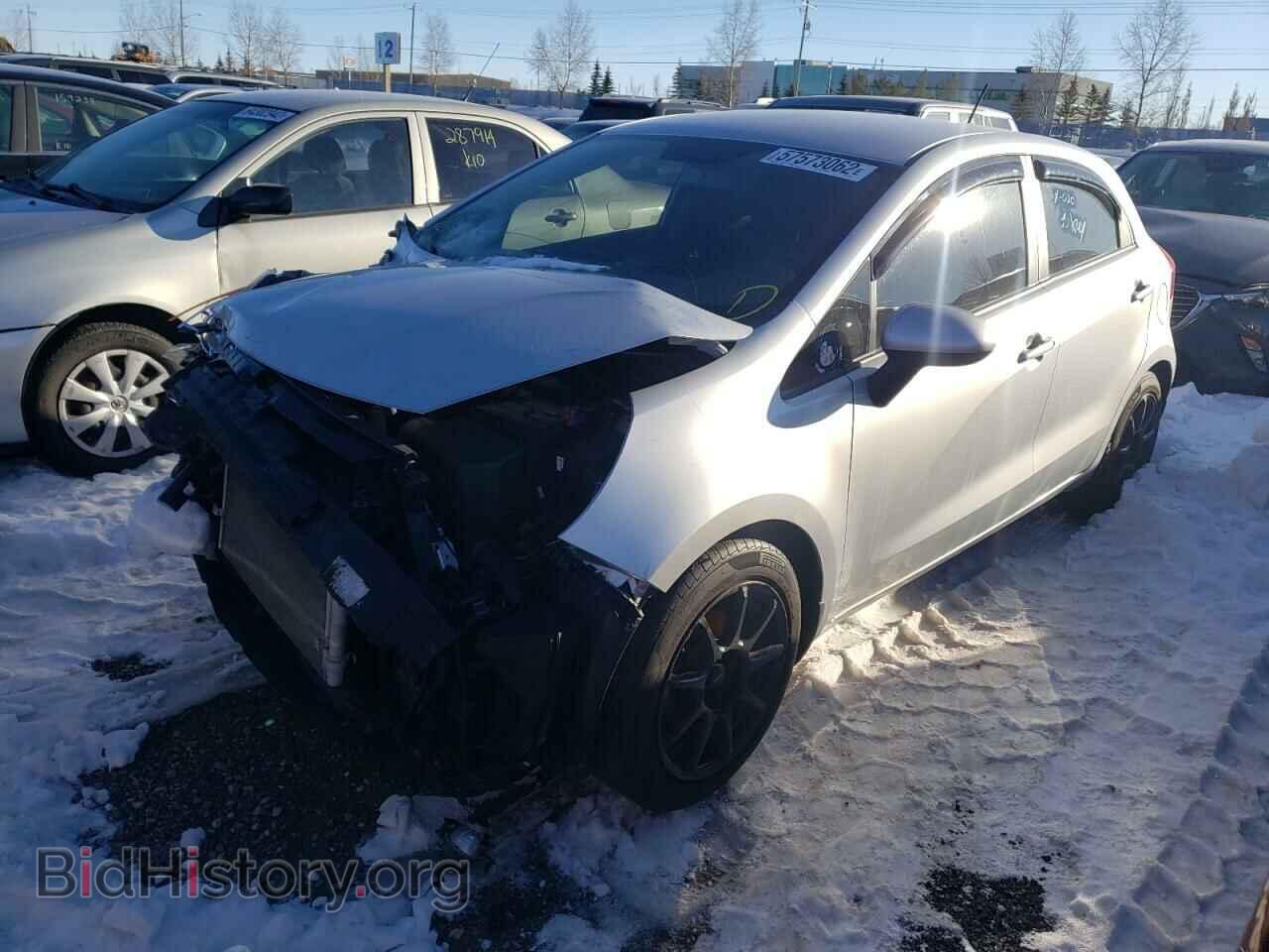 2012 KIA RIO - VIN: KNADM5A39C6755996 - Фото 2