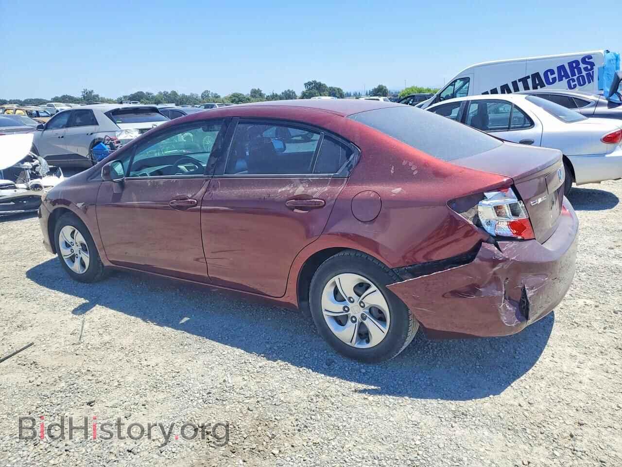 2012 HONDA CIVIC - VIN: 2HGFB2E55CH553524 - Фото 2