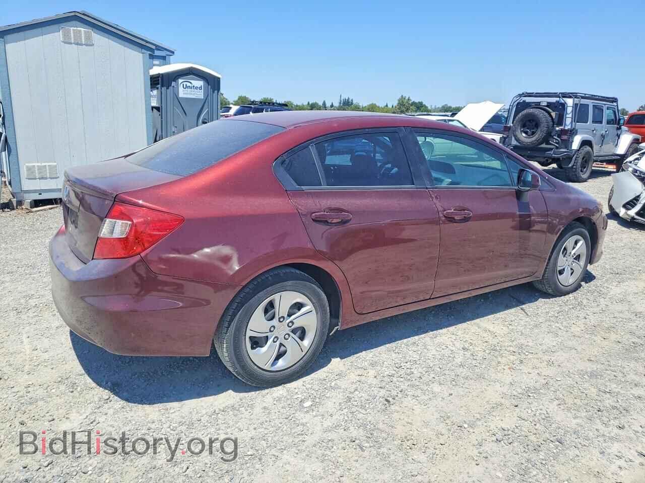 2012 HONDA CIVIC - VIN: 2HGFB2E55CH553524 - Фото 3