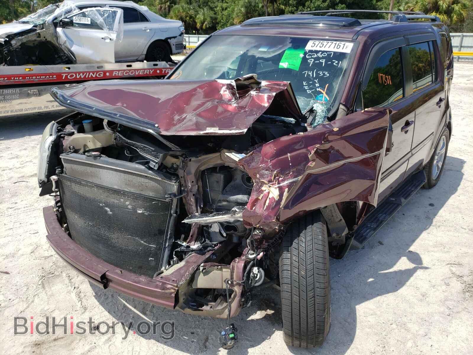 2012 HONDA PILOT - VIN: 5FNYF3H54CB029493 - Фото 2